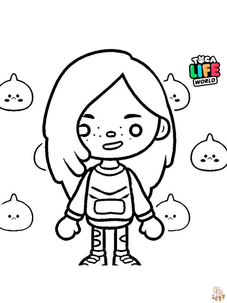 Coloriage Toca Boca