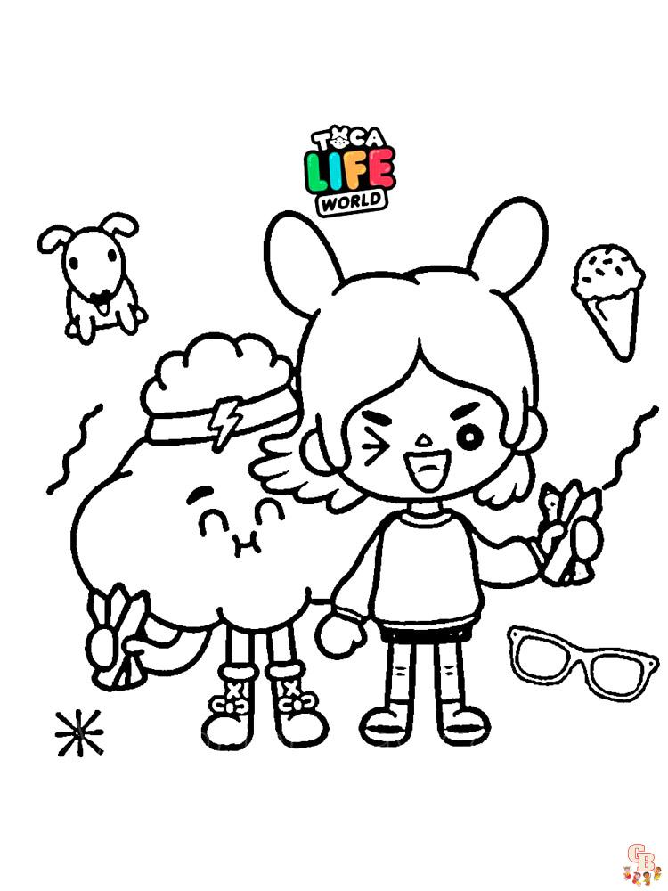 Coloriage Toca Boca