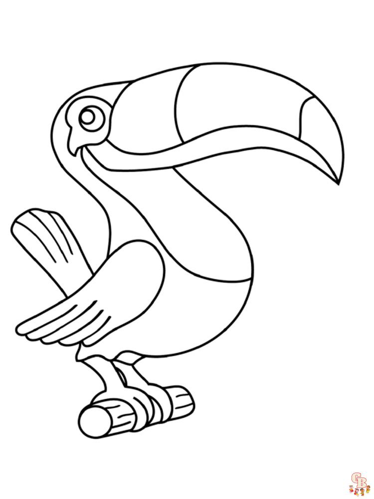 Coloriage Toucan