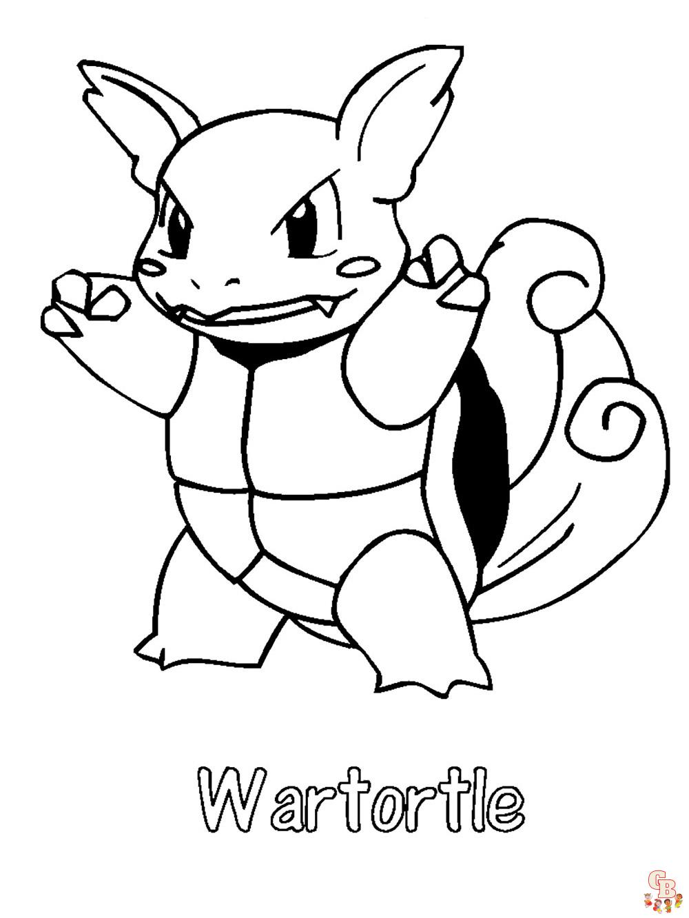 Coloriage Wartortle