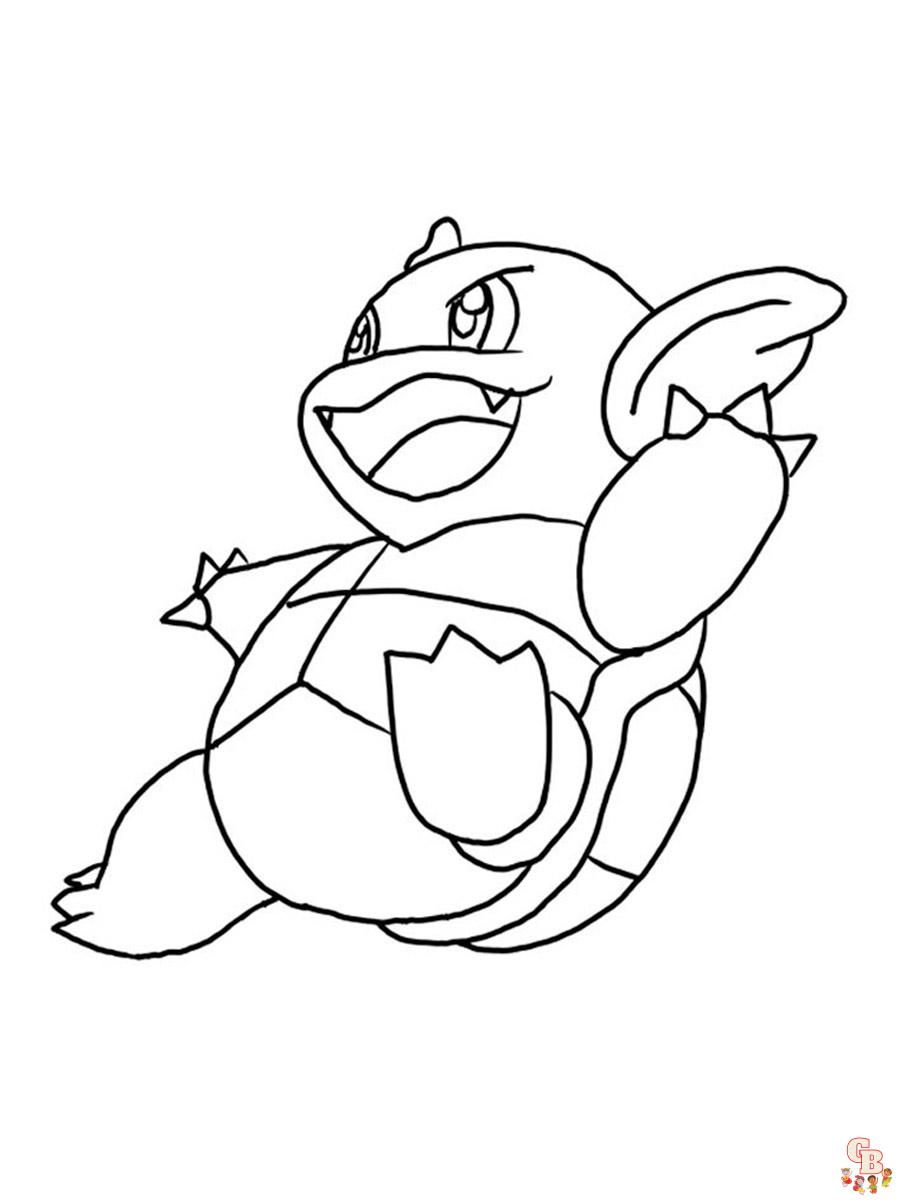 Coloriage Wartortle