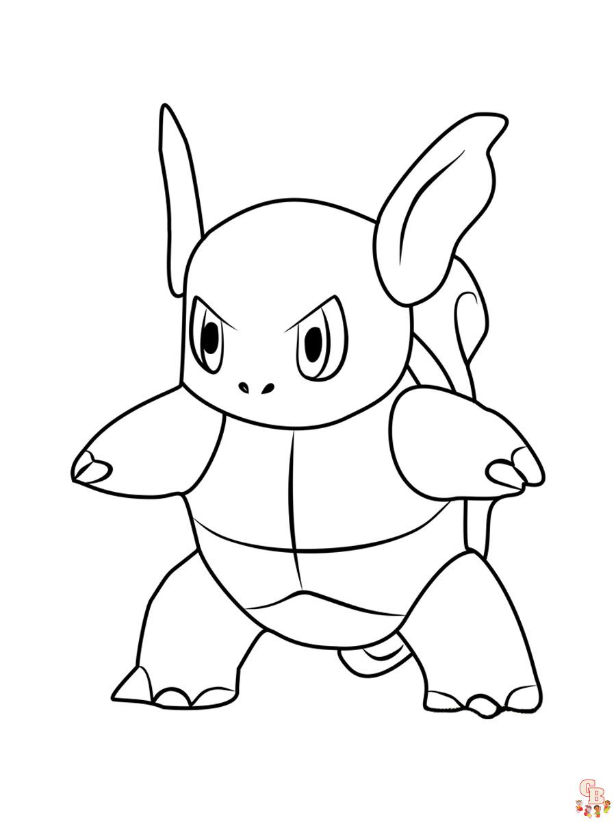 Coloriage Wartortle