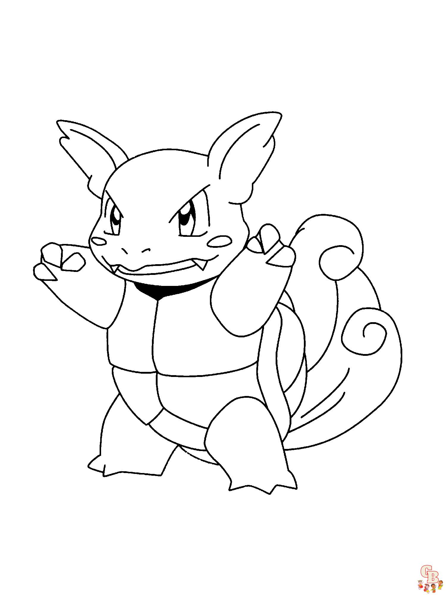 Coloriage Wartortle