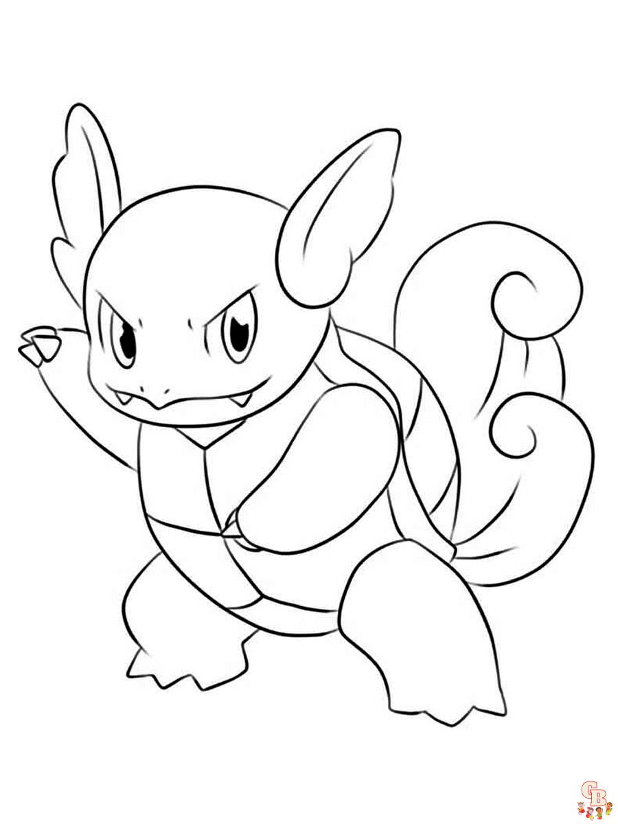 Coloriage Wartortle