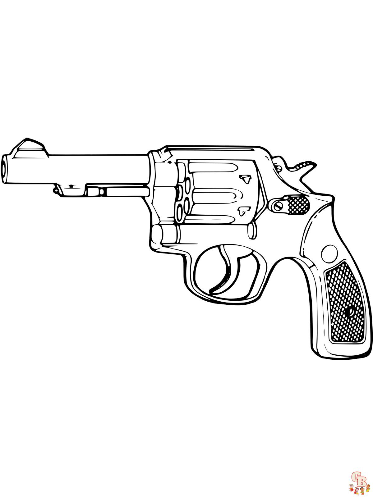 Coloriage pistolet