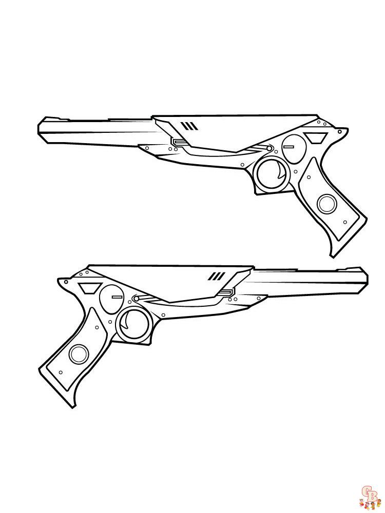 Coloriage pistolet