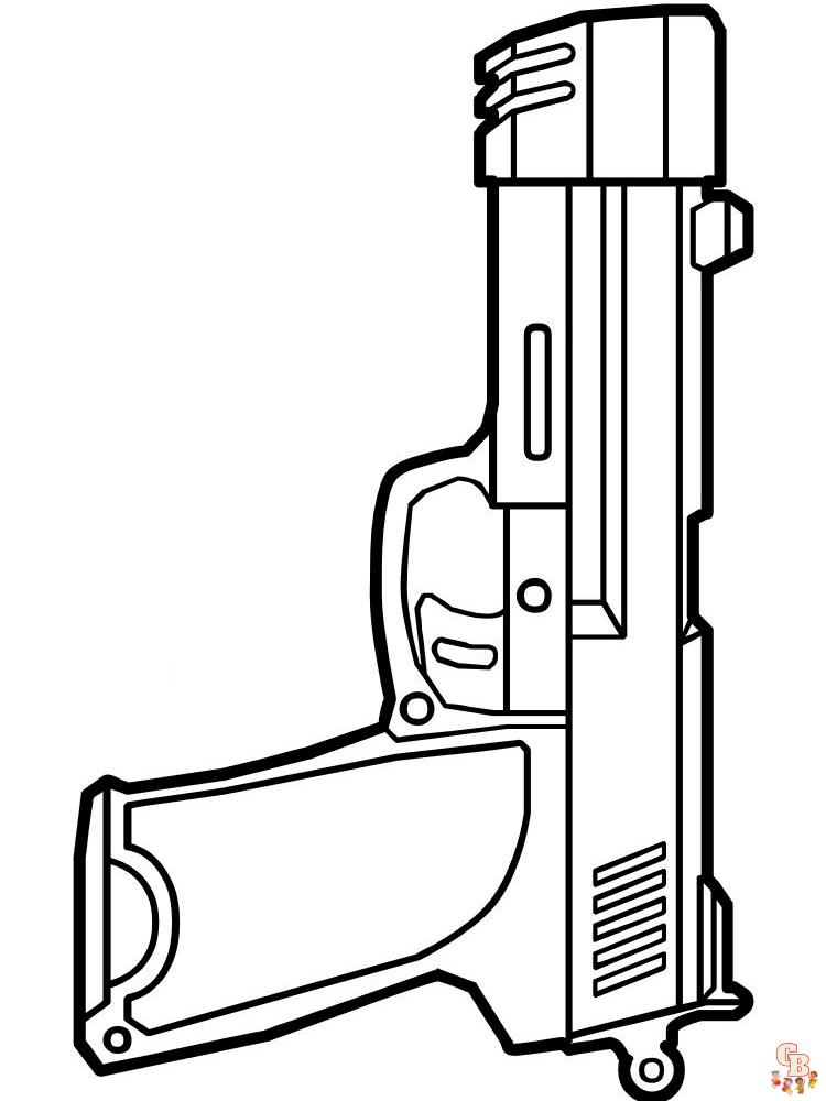 Coloriage pistolet