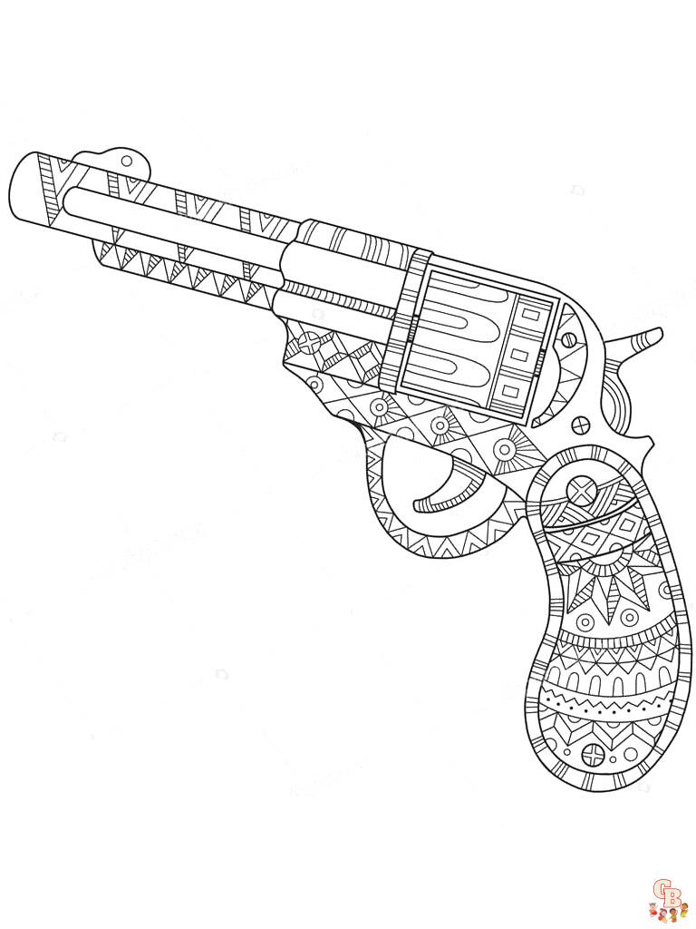 Coloriage pistolet