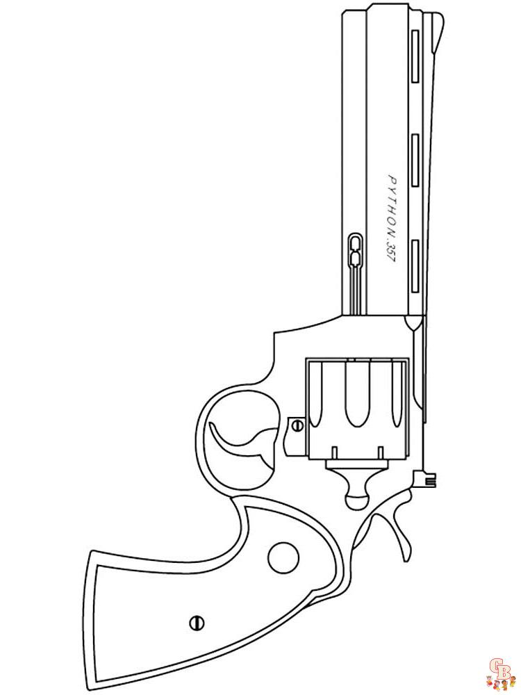 Coloriage pistolet