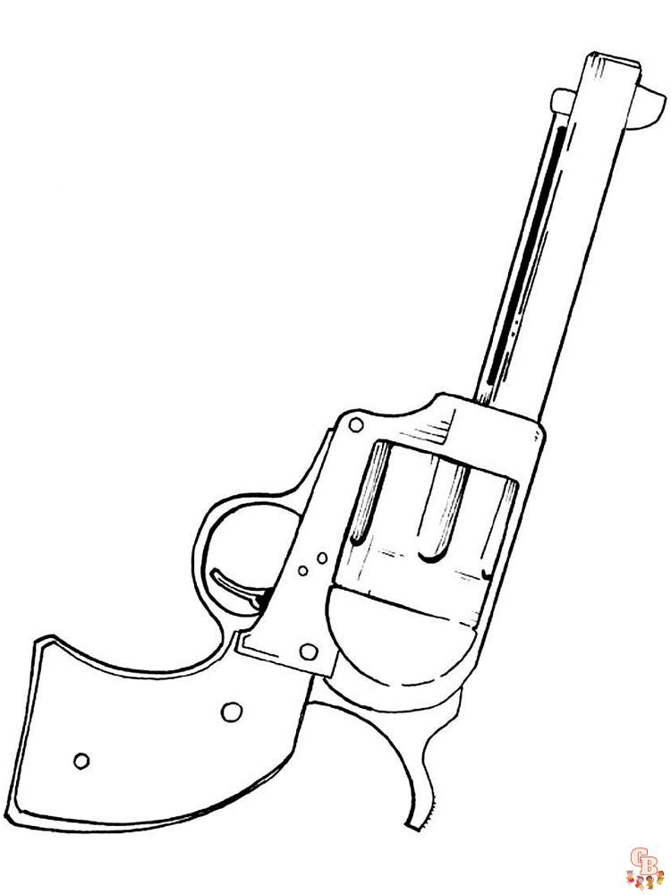 Coloriage pistolet