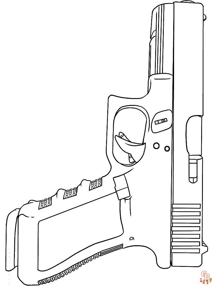 Coloriage pistolet