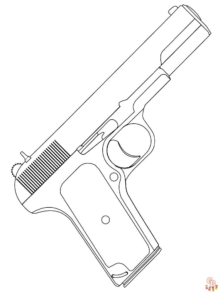 Coloriage pistolet