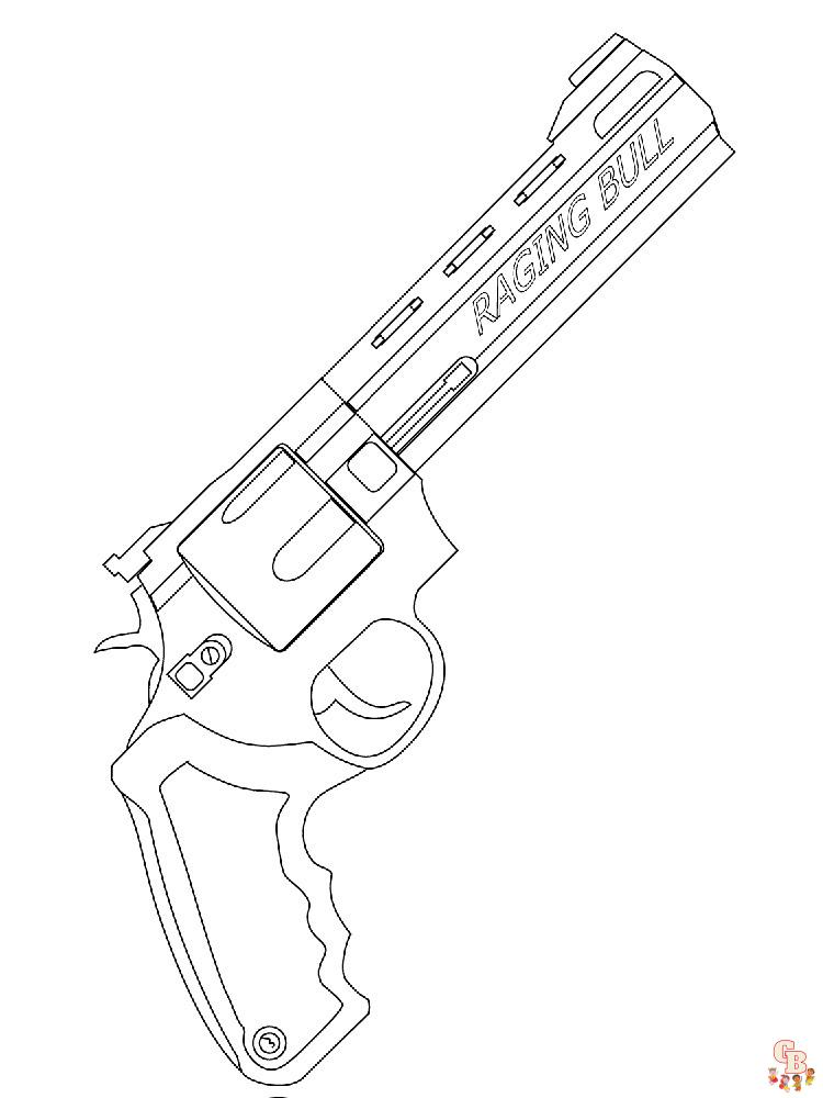 Coloriage pistolet