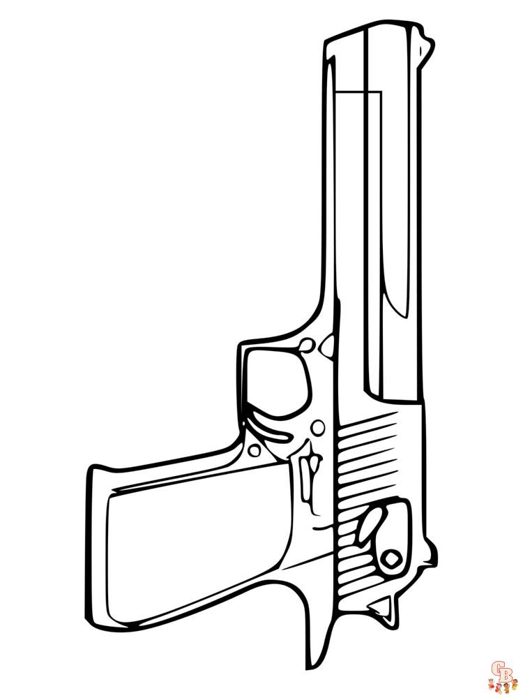 Coloriage pistolet