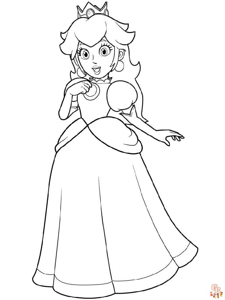 coloriage Peach