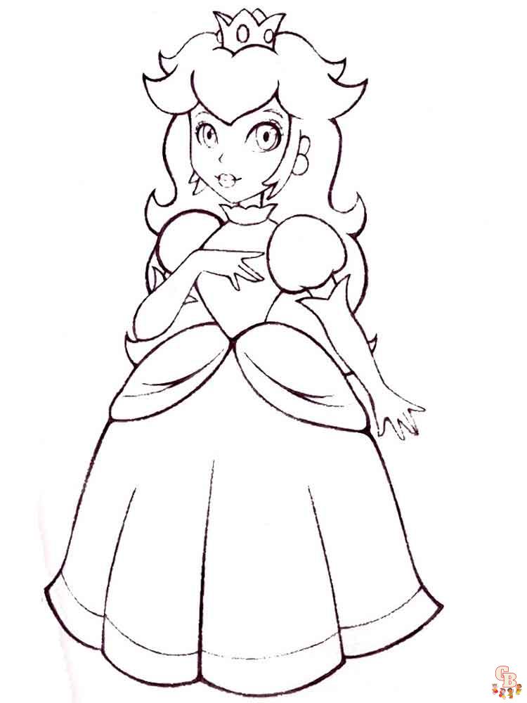 coloriage Peach