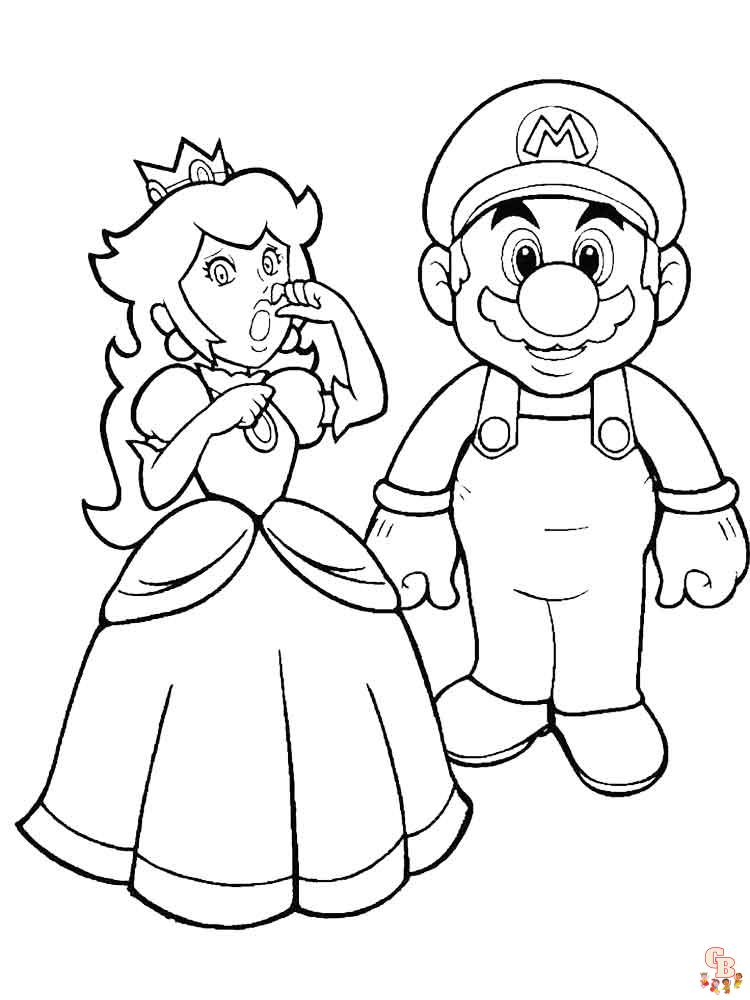 coloriage Peach