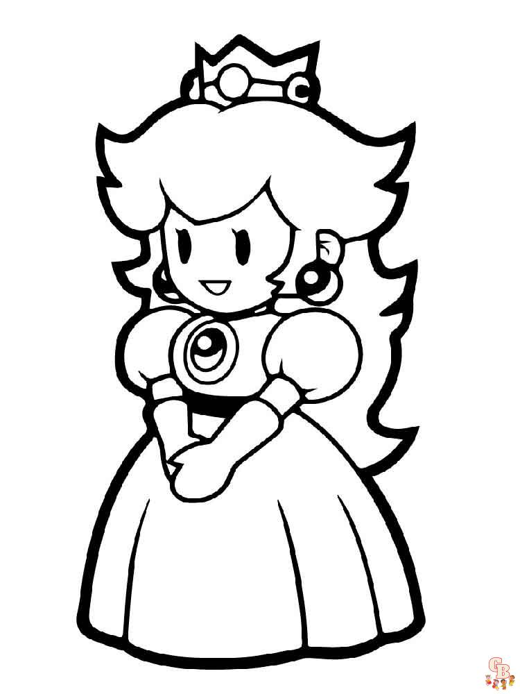 coloriage Peach