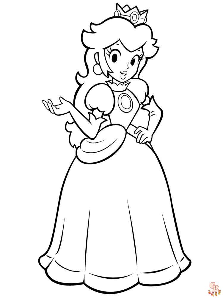 coloriage Peach