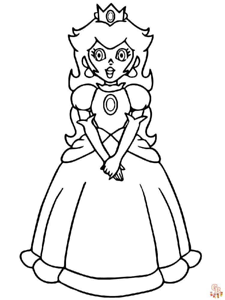 coloriage Peach