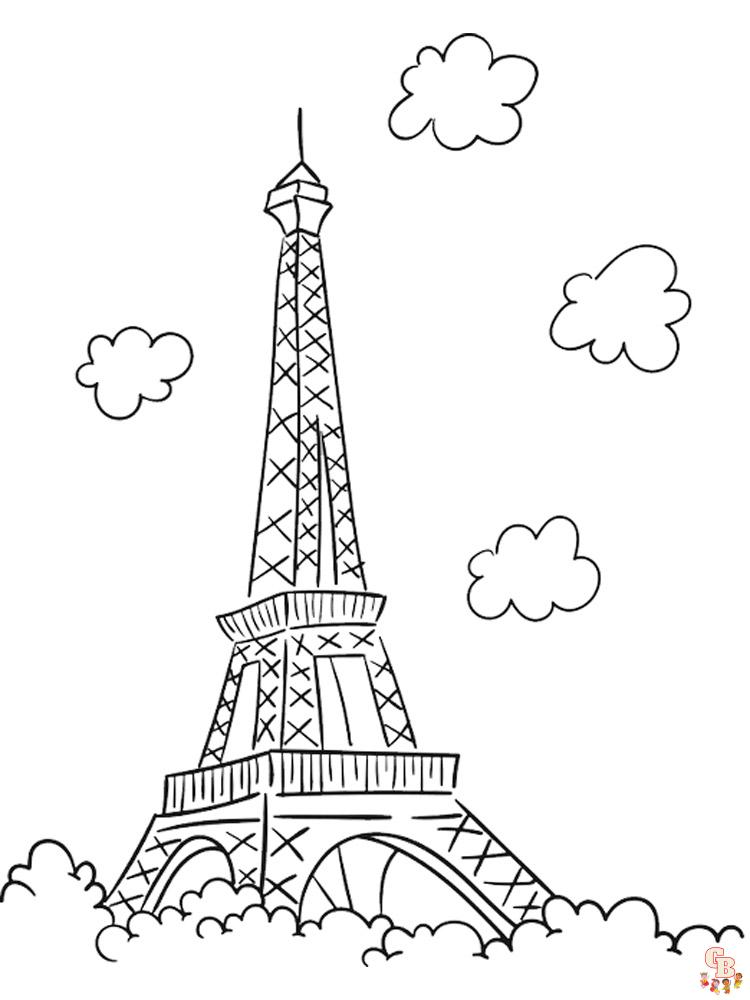 coloriage Tour Eiffel