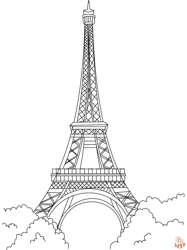 coloriage Tour Eiffel