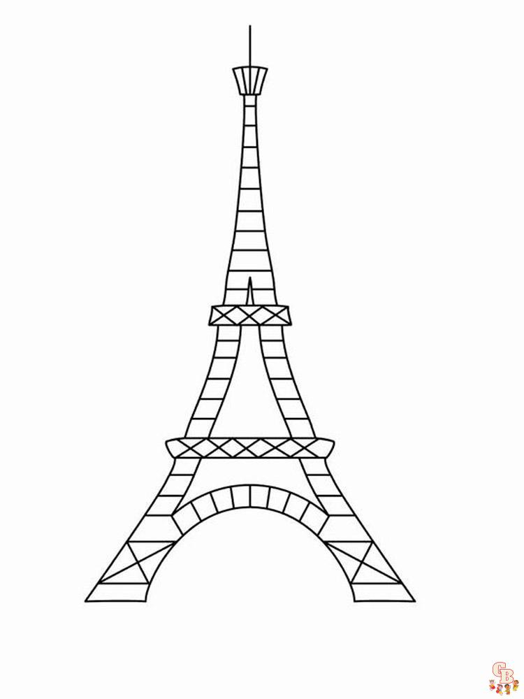 coloriage Tour Eiffel