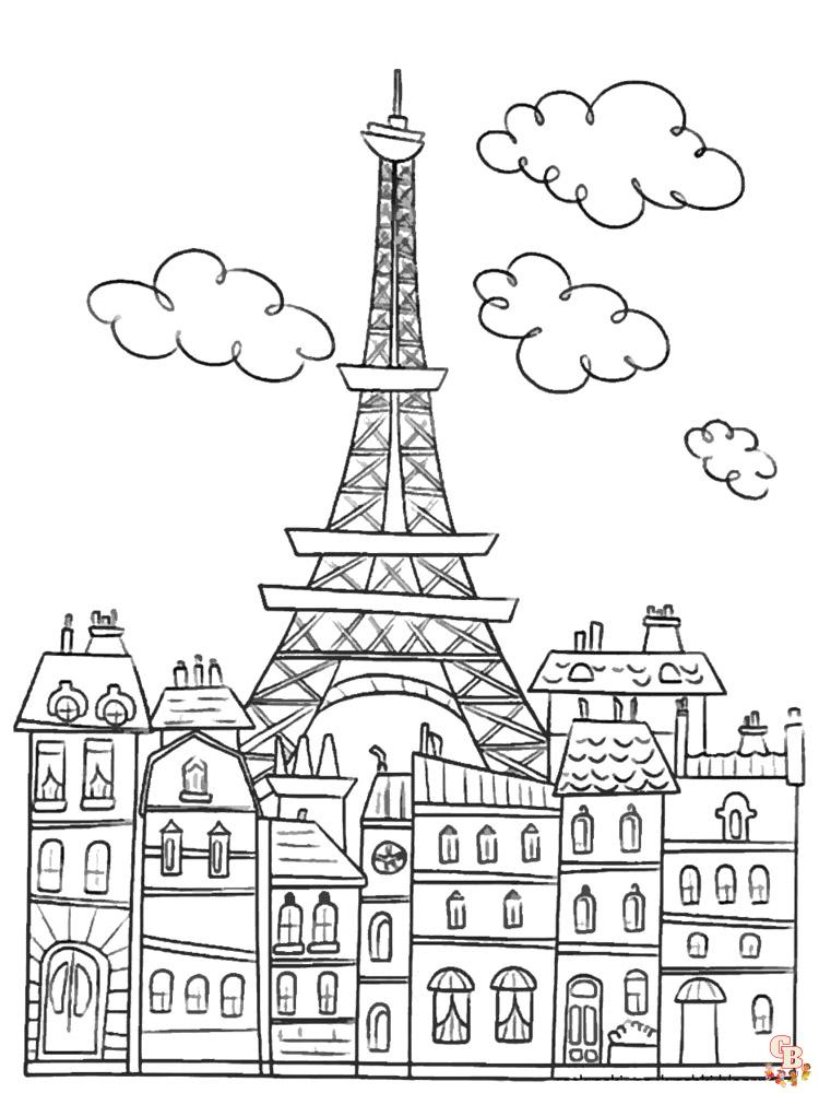 coloriage Tour Eiffel