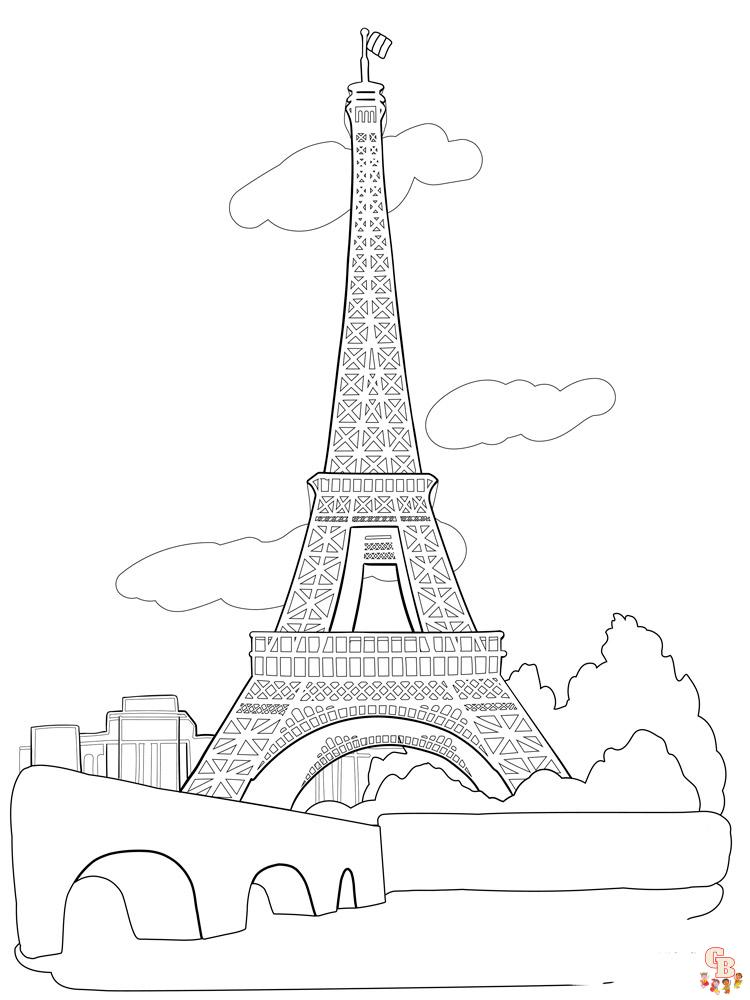 coloriage Tour Eiffel