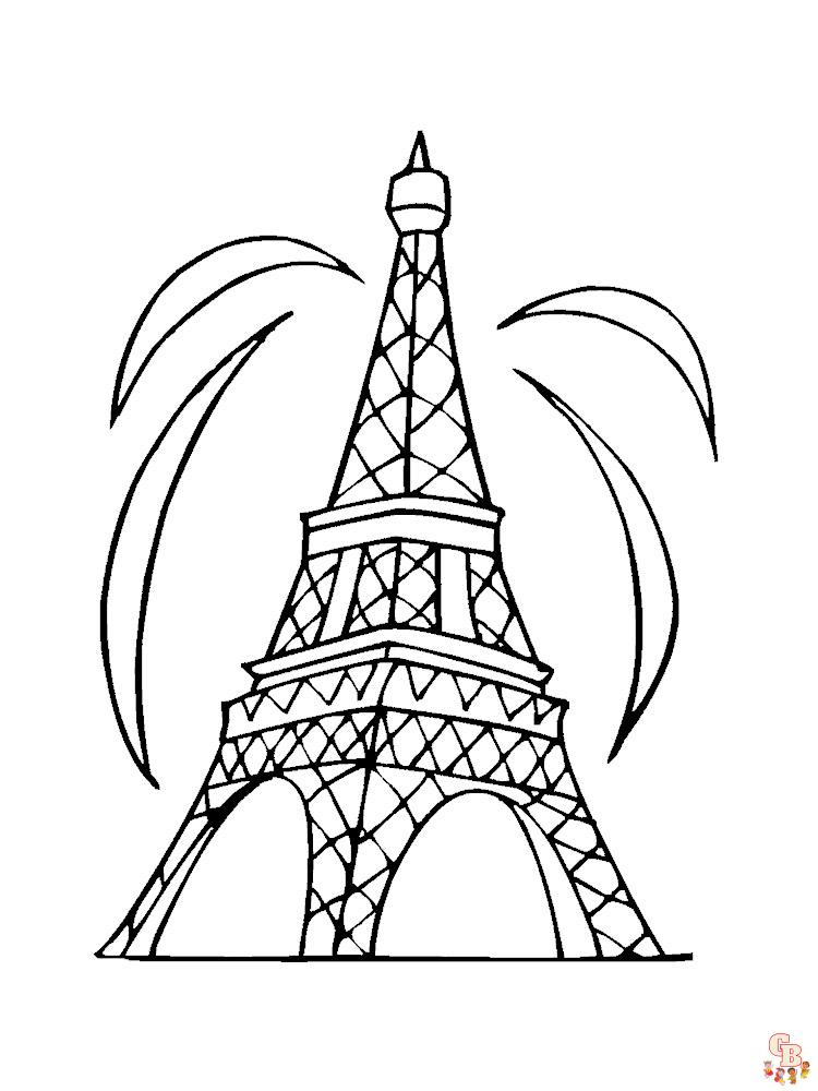 coloriage Tour Eiffel