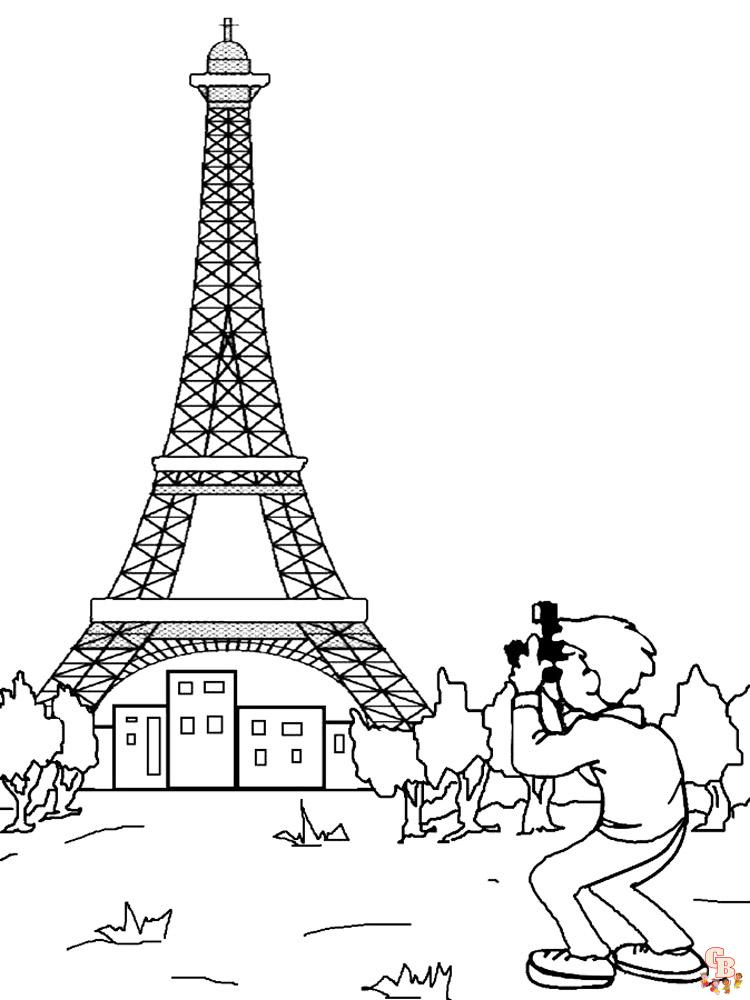 coloriage Tour Eiffel