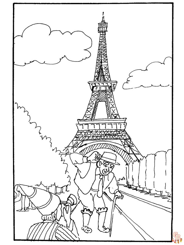 coloriage Tour Eiffel