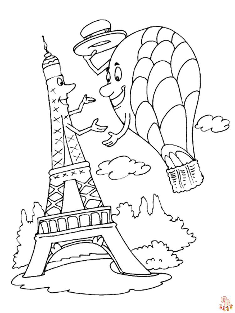 coloriage Tour Eiffel