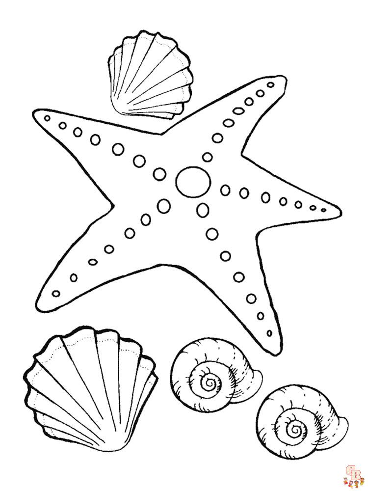 Coloriage Etoile de Mer