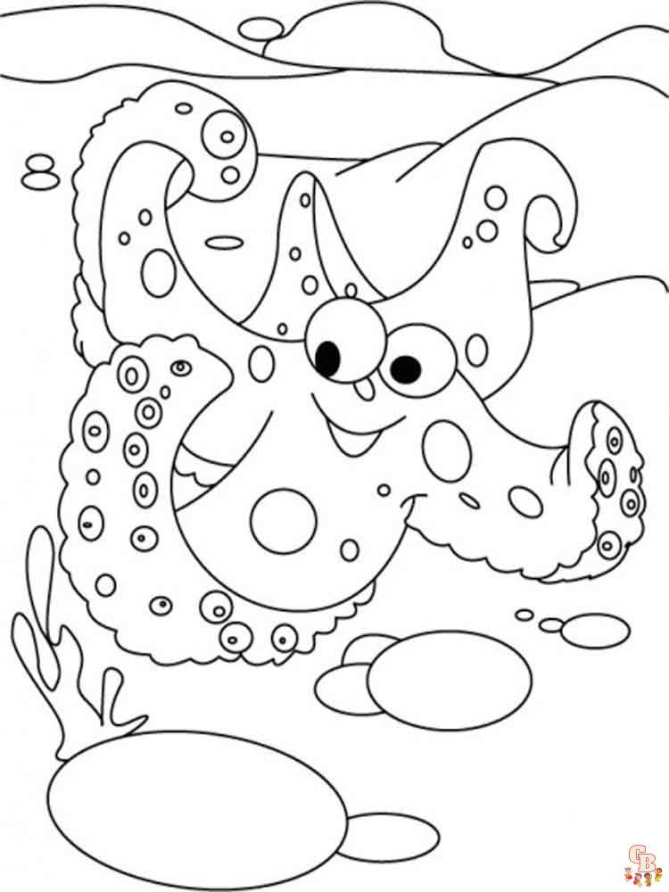 Coloriage Etoile de Mer