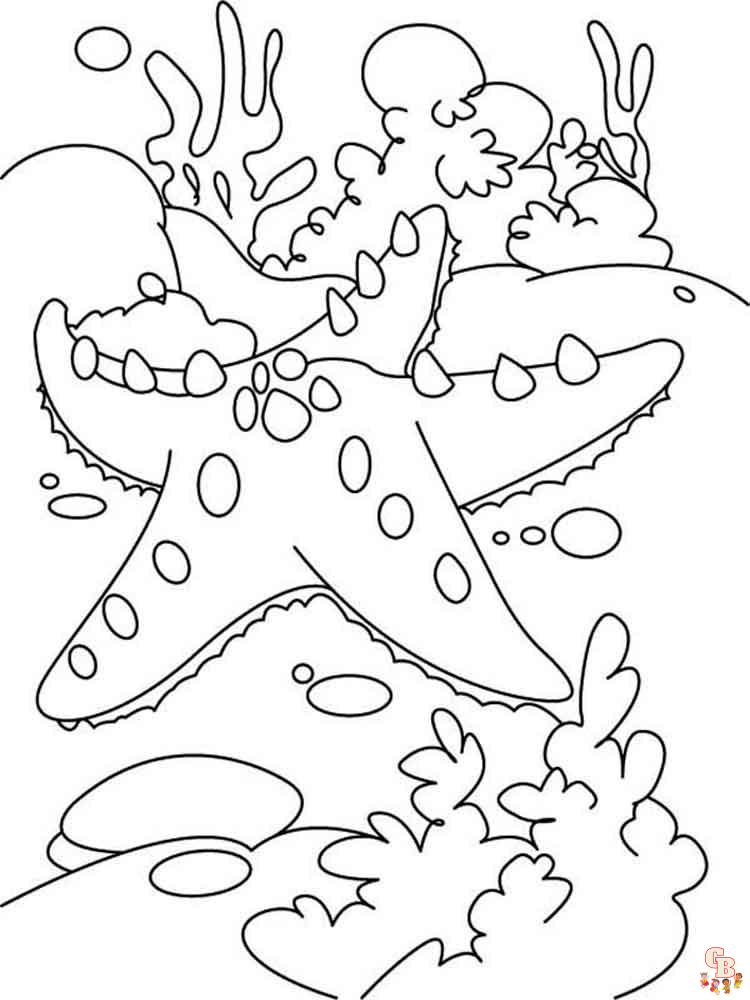 Coloriage Etoile de Mer