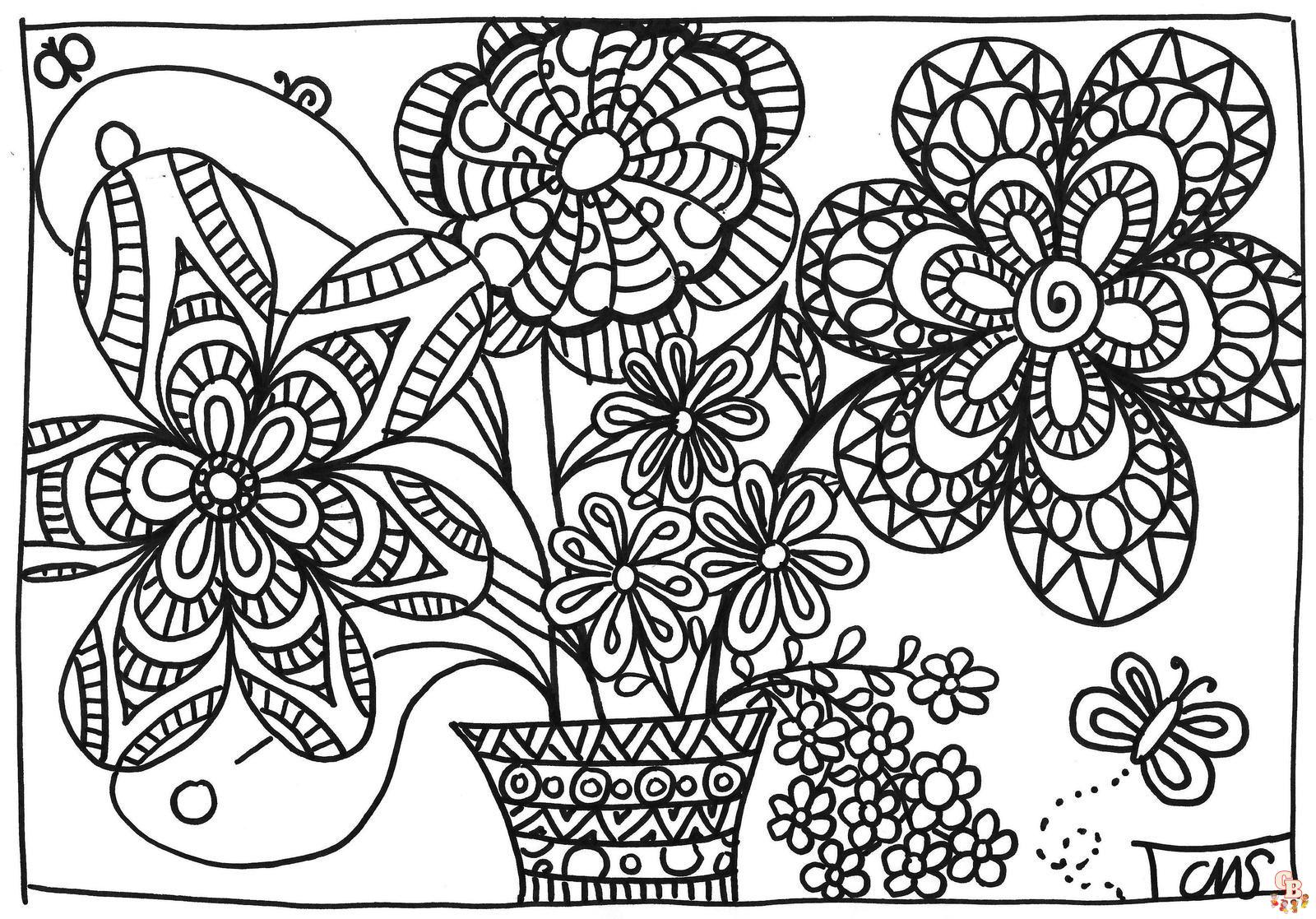 Coloriage Avril