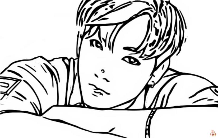 Coloriage BTS