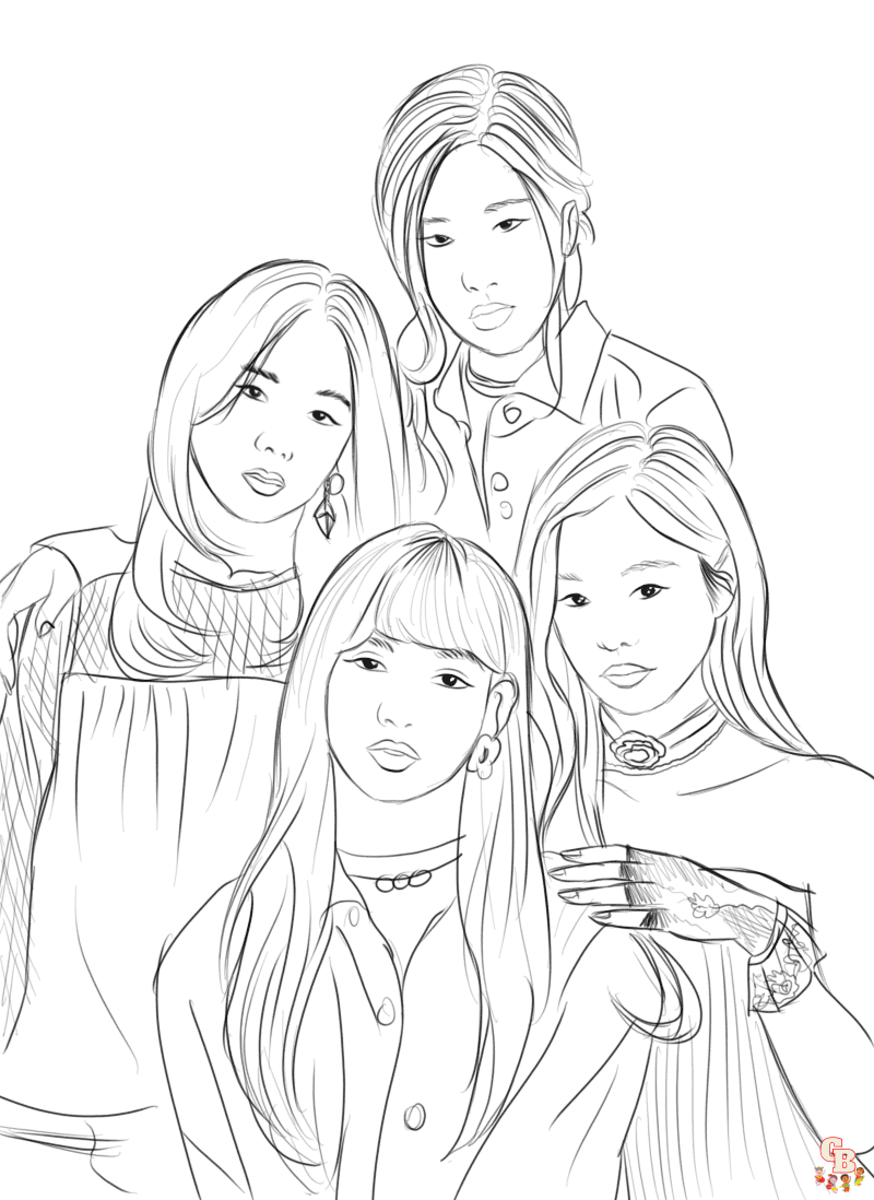 Coloriage Blackpink