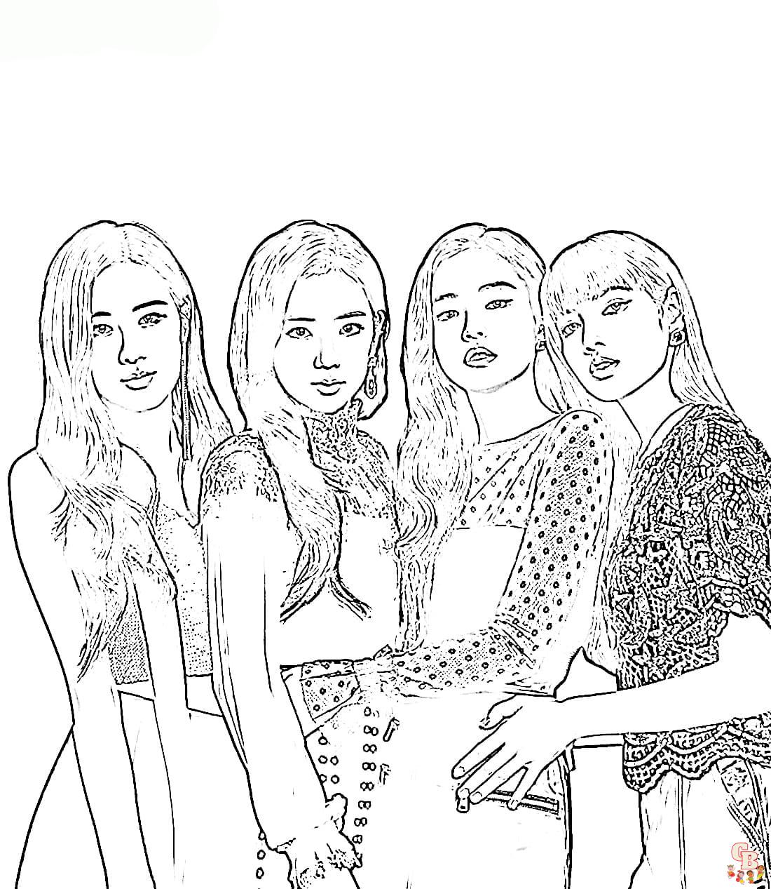 Coloriage Blackpink