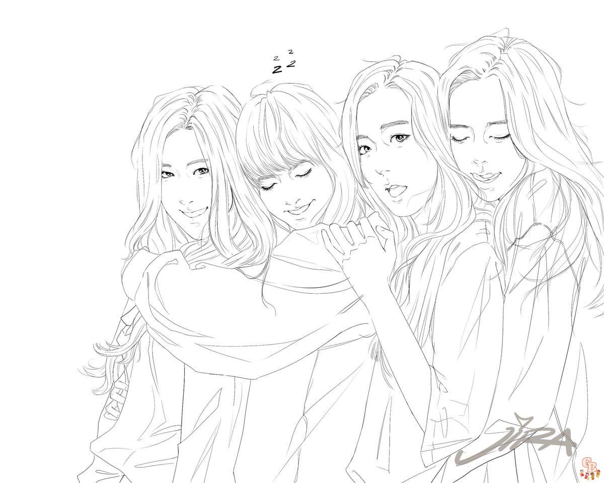 Coloriage Blackpink