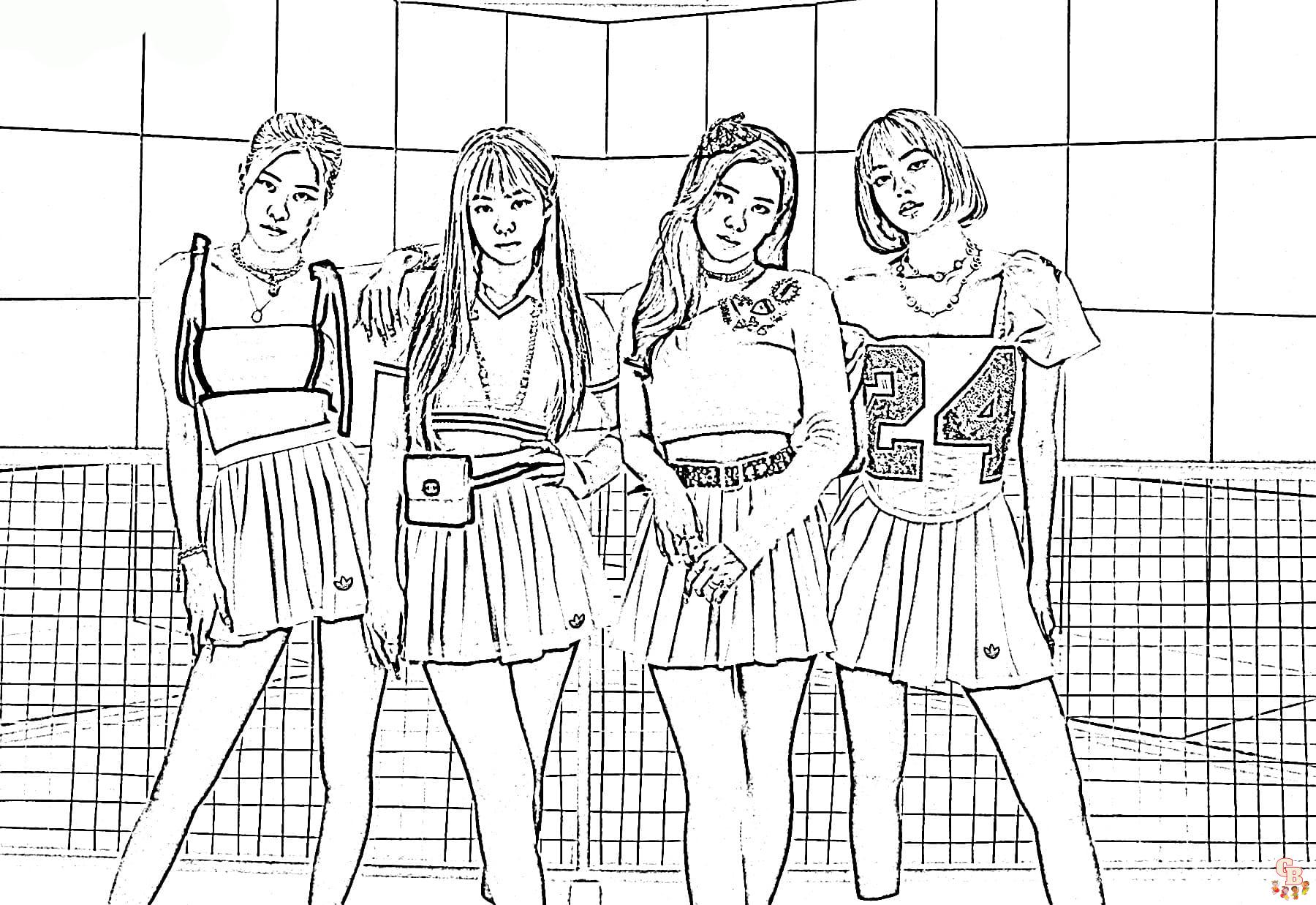 Coloriage Blackpink