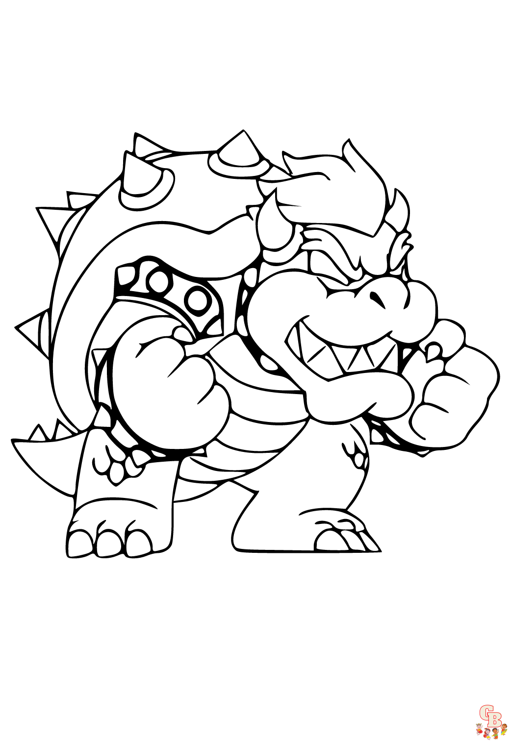 Coloriage Bowser