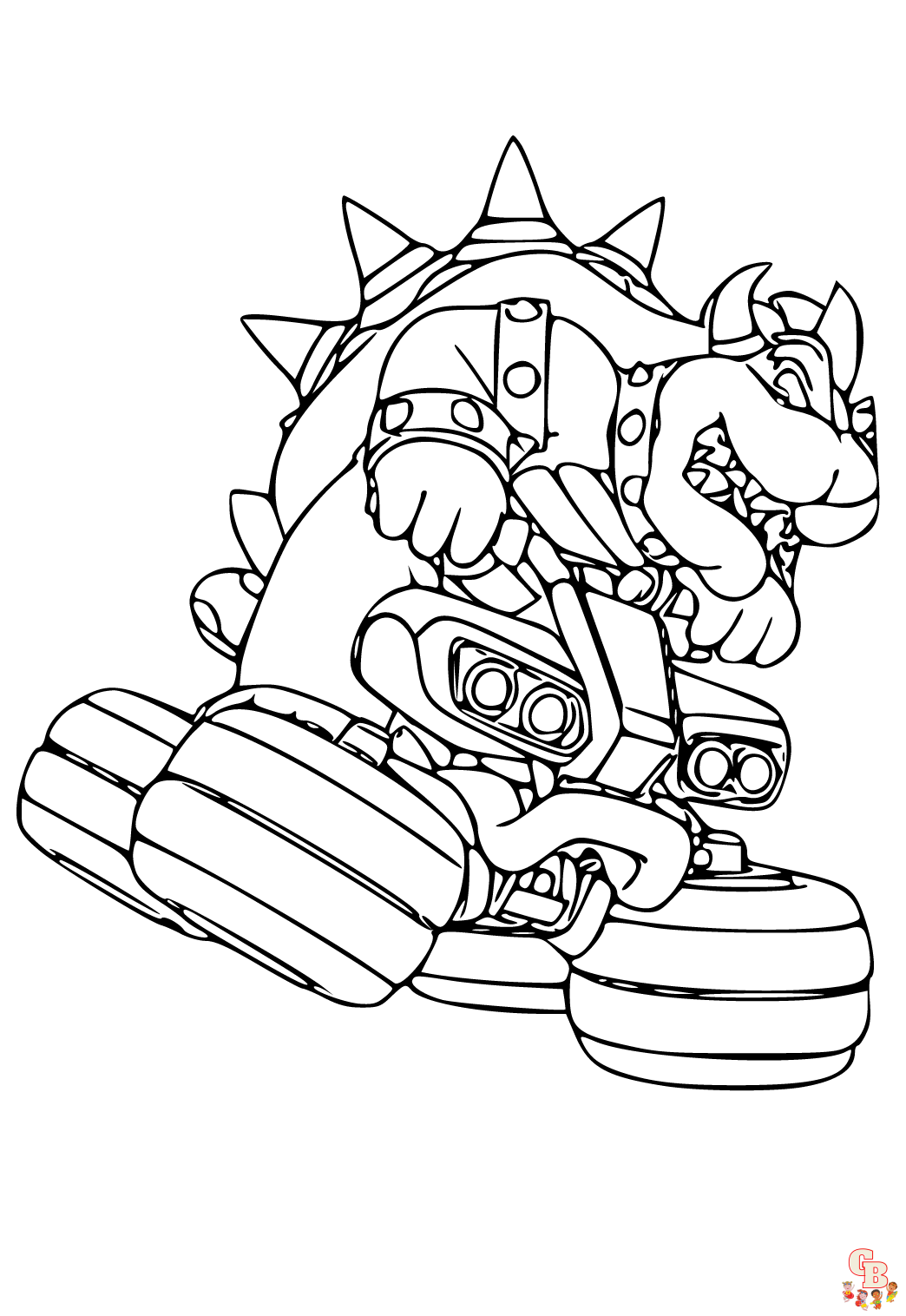 Coloriage Bowser