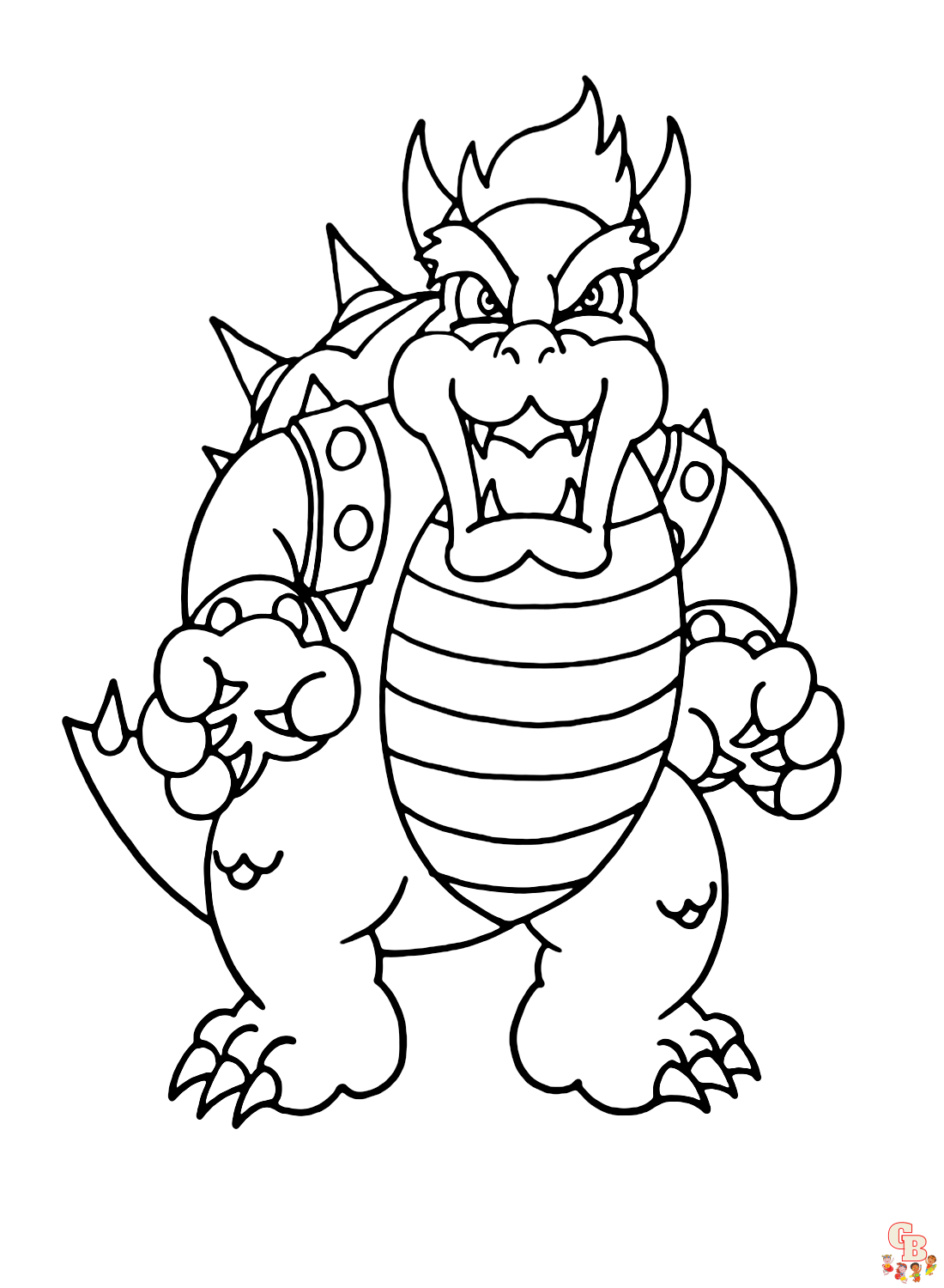 Coloriage Bowser