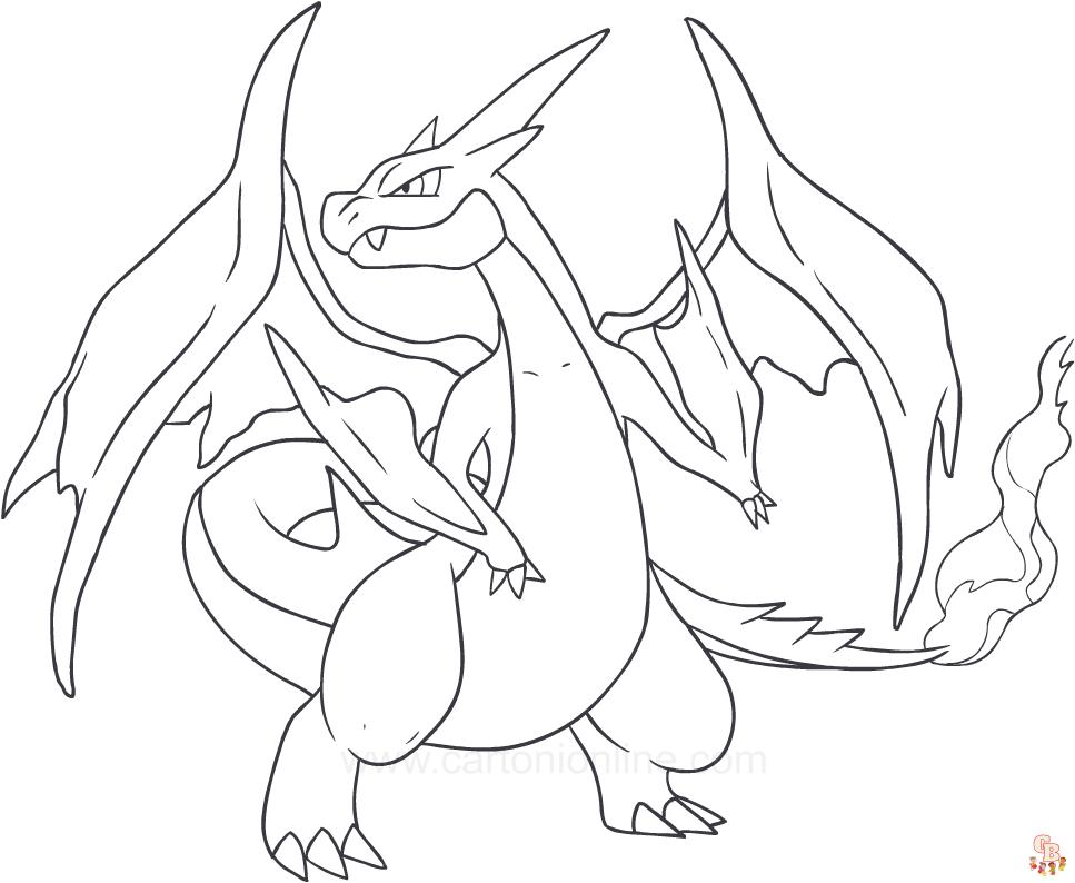 Coloriage Charizard