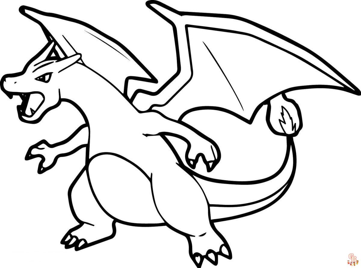 Coloriage Charizard