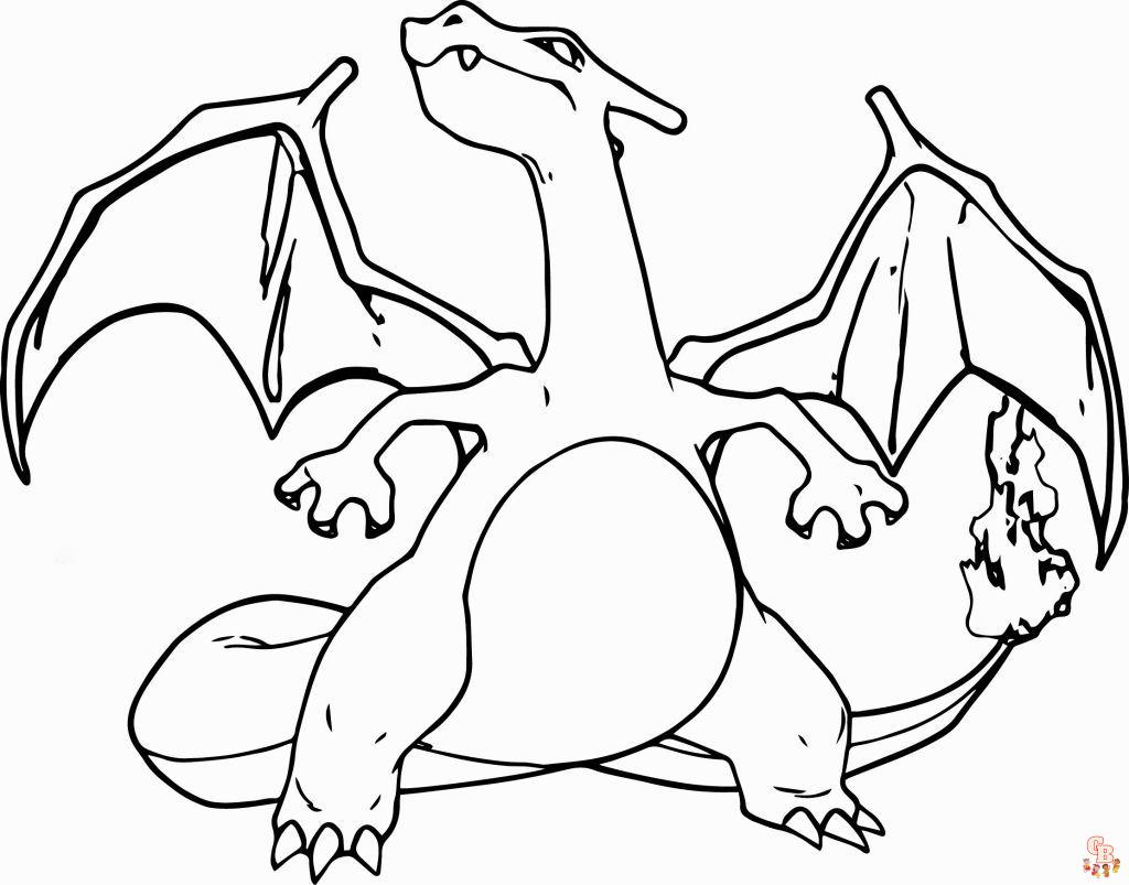 Coloriage Charizard