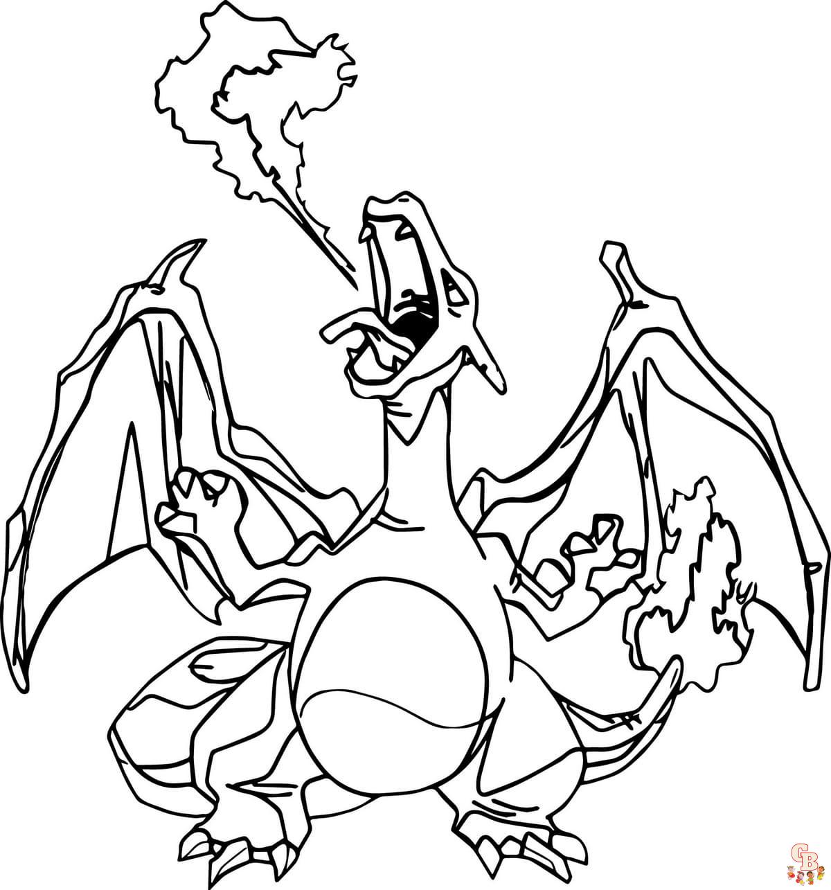 Coloriage Charizard