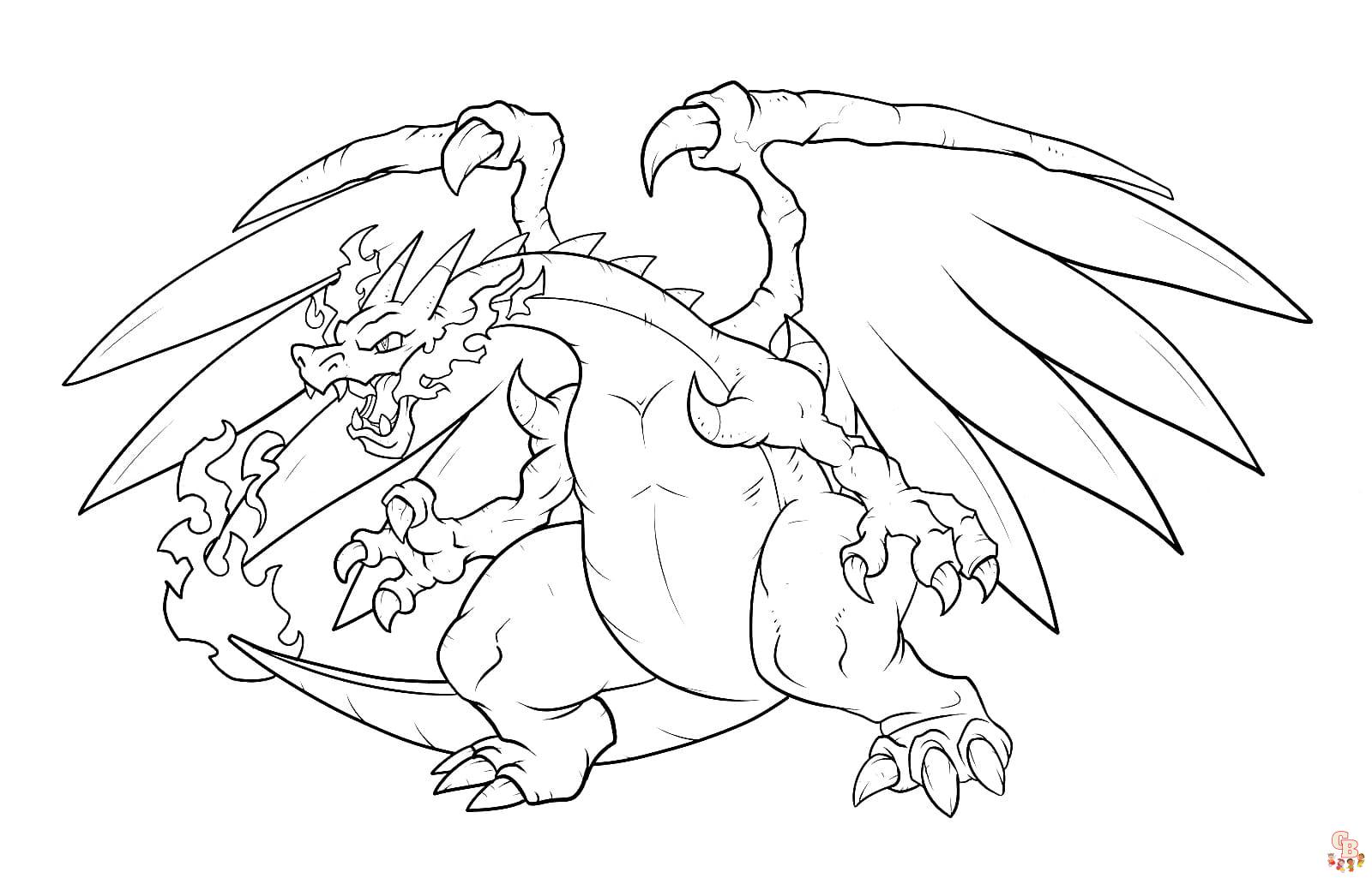 Coloriage Charizard